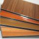 Wooden Color PE Core Acp Wall Cladding Unbreakable Coating Finish