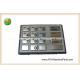 Silver 16 Key Diebold ATM Machine Parts Metal Keyboard / Pinpad Waterproof