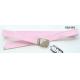 Pink Polyester Kids Web Belt Printing Nickel Satin Military Plate Buckle Available
