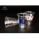 Juice Clear Plastic Drinking Cups Food Safe Ink Printed Heavy Weight