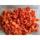 Orange Color Dried Carrot Chips Dry Cool Place Storage 10 * 10 * 3mm HALAL