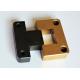 TiN Square Mold Interlocks , Oxide Black Taper Interlock Mold Parts
