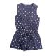Customize Printed 100% Combed Cotton Sleeveless Jumpsuits for Kids Girls Customization