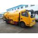 Vacuum Suction sewage pump truck , 10000L sewage suction tanker truck