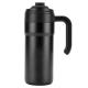 Hot stainless steel mugs with handle for thermal insulation and cold protection