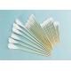 Customized Medical Cotton Swabs Wooden Stick For Personal Care