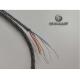 Stainless Steel Braid Cable 7 / 38awg Stranded Silver Plated Copper Conductors Extruded FEP Insulated