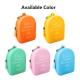 Fashion Solid Color Travel Portable Silicone Makeup Storage Bag Backpack Waterproof Silicone Zero Wallet
