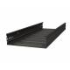 Durable Black Powder Coated Cable Tray With Excellent Fire Resistance