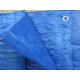 55gsm blue color waterproof woven fabric PE tarpaulin poly tarp