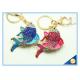 Lovely Crystal Fish Bag Purse Key Chain Charm Pendant Key Rings For sale