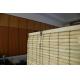 Natural Grain Outdoor Patio Bamboo Roll Up Shades Insect Resistant