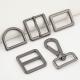Adjustable Slide Buckle Bag Snap Hook for Handbags 25mm D Ring Buckle Gunmetal Pin Buckle 1