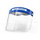 33x22cm Plastic Safety Visor Face Shield Full Transparency With No - Glare Lens