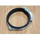 Quick Release Rapid Lock Duct Ring Round Duct Pipe Clamp With Black Rubber