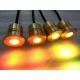 Super Bright 3w Mini LED Underwater Pond Lights With Brass Housing