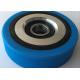 Step chain roller; 100x28.5, PA+Alu Hub roller, with Bearing 6304, Pin 20