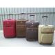 20 / 24 Inch Eva Trolley Luggage On Two Wheels , 600DTWILL Fabric Suitcase With 170T Lining