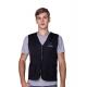 Polyester/Cotton Shell Material Heated Vest Gilet for Winter Outdoor Control Temperature