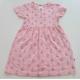 Cotton Spandex Baby Girl Knit Dress Short Sleeves Summer Styles