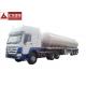 Elliptical Vessel Shape Fuel Tanker Semi Trailer 7500kgs Tare Weight High Safety