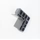 Customized Plastic Corner Angle Protector Black PP ABS plastic injection molding parts