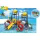 Commercial Long Slip And Slide , Commercial Pool Slides High Aquatic Paradise Activities