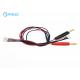 4 Pin Jst Xh Plug 2.54mm To Jst - Xh2.54 Electrical Wiring Harness With Black Red Banana Plug