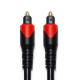 Red Toslink Digital Cable OD4.0 Optic Fiber Cable Patchcord Plated PVC Round Connector For Home plaer CD Soundbar