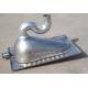 CAD CNC Stainless Steel Squatting Toilet Pan OEM Griding Polishing