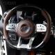 Custom Mercedes Carbon Fiber Steering Wheel Benz A45 Brown Perforated Leather