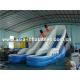 Hot Sale Inflatable Water Slide With Pool For Aqua Park Games