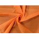 110GSM Polyester Mesh Fabric For Sports Wear Lining Traffic Safety Clothes Neon Orange