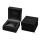 Black Leather Twist Single Watch Box Velvet / PU Internal Material For Mens