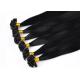 Glossy Pre Bonded V Tip Hair Extensions Double Drawn 100% Unprocessed Comb Easily