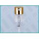 Gold Perfume Spray Pump / Comfortable Crimp Spray Pump For Fine Spray Mist