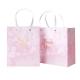 Beautiful Custom Printed Gift Bags Smooth Customized Logo With Flat Handle