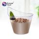 Plastic disposable irregular shape eco-friendly  200ml drinking cups