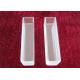 Small Square Spectrophotometer Accessories Quartz Cuvette For Tabletop Colorimeter