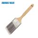 Angled paint brush,wood paint brush,paint brush filament with long wooden handle