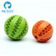 Hard Rubber Chew Toys Ball Dog Treat Chew Toys For Dog Teeth Cleaning