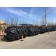 50Kpa 3.3*6.5m Black Marine Pneumatic Rubber Fenders With Tires