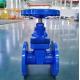 GGG50 PN16 DIN Rising Stem Gate Valve Resilient Seat DI Gate Valve