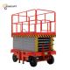 Powder Coating Mobile Hydraulic Lift Platform With Outriggers