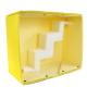 Thermal Insulation Vegetable Corrugated Boxes Yellow Hollow Board Box