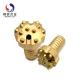 Gold DTH Rock Drilling Tools With Convex Face And Tungsten Carbide Buttons