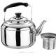 High Heat Efficiency Stainless Steel Tea Kettle Mirror Polish Inside And Outside