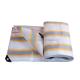 PE Striped Tarpaulin in Yellow Gray for Rainproof and Sun Protection of Outdoor Items