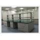 Customized Chemistry Lab Furniture / Laboratory Working Table With Water Cabinet