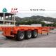 40 FT 3 Axles Skeleton Trailer High Durability For Container Transport